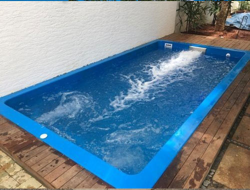 Fiberglass Rectangular Swimming Pool Manufacturer in Surat